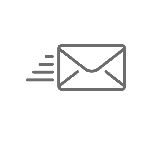 A drawing of an envelope on the move explains the possibility of amending the package via email.